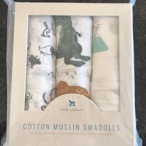 Littl Unicorn Muslin Swaddles